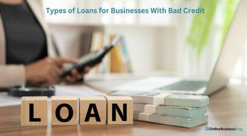 Types of Loans for Businesses With Bad Credit