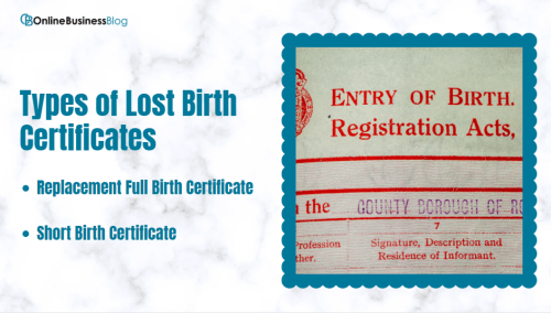 Types of Lost Birth Certificates