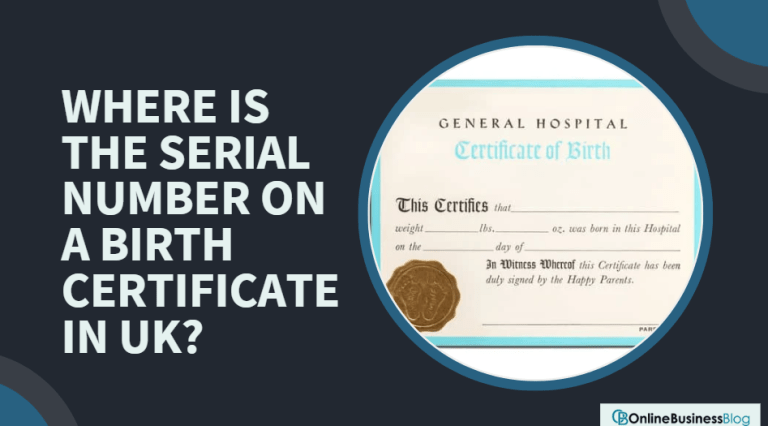 Which Number Is The Serial Number On A Birth Certificate