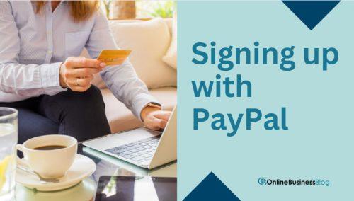 Signing up with PayPal