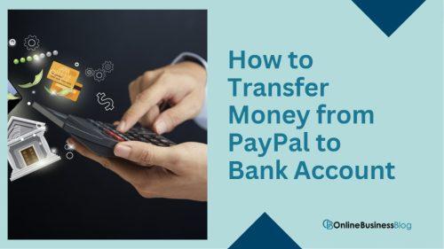 how to transfer money from paypal to bank account