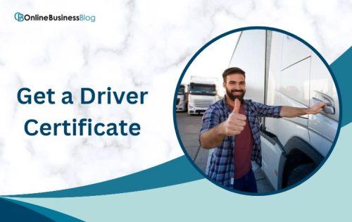 Get a Driver Certificate of Professional Competency (Driver CPC)