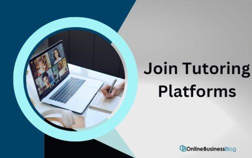 Join Tutoring Platforms