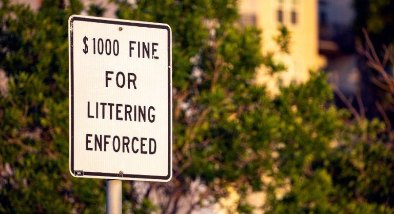 How to Get Out of a Cigarette Littering Fine